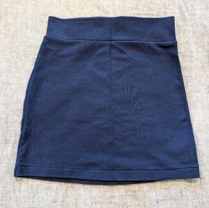 Forever 21 Body Con Mini Tube Skirt Navy Size S
